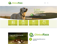 Tablet Screenshot of clinicaraza.com